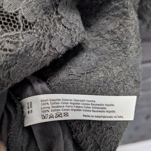 Free People Embroidered Lace Dress size 2 - Picture 5 of 6